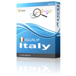 IQUALIF Italia amarillo, profesionales, negocios